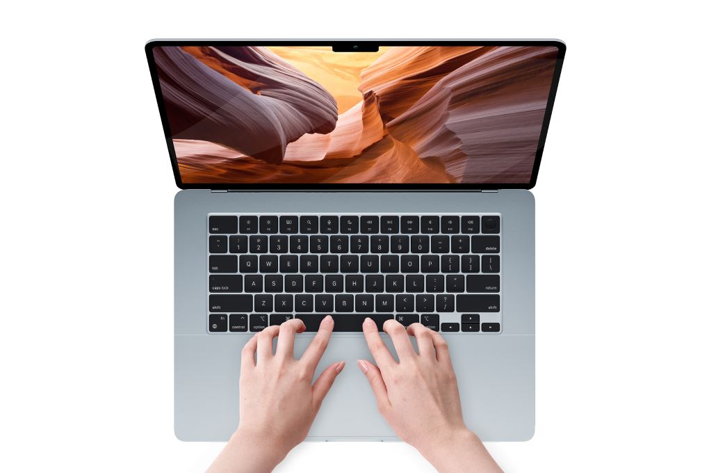 Bộ dán Macbook Air M2/M3/M4/M5 13.6 inch 5 IN 1 Jcpal Màu Xanh da trời