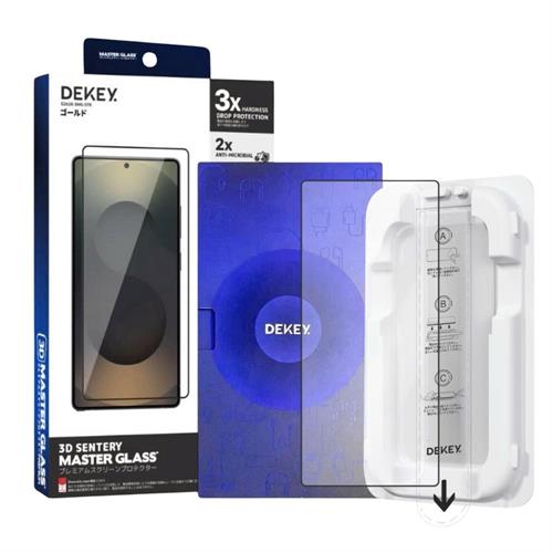 Miếng dán kính cường lực Samsung S25 Plus DEKEY 3D Sentery Màu Trắng