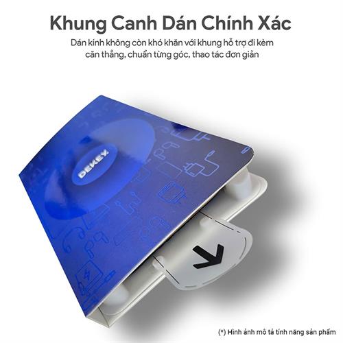 Miếng dán kính cường lực Samsung S25 Plus DEKEY 3D Sentery Màu Trắng
