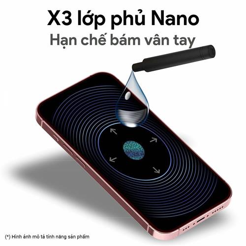 Miếng dán kính cường lực chống nhìn trộm iPhone 12/12 Pro DEKEY 3D Quintessence Màu Trắng
