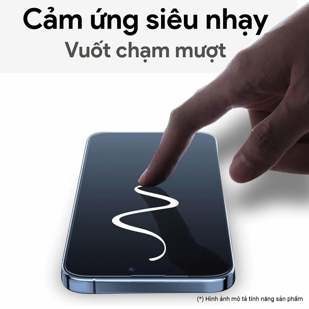 Miếng dán kính cường lực iPhone 13/13 Pro/14/16e/17e DEKEY 3D Quintessence Màu Trắng