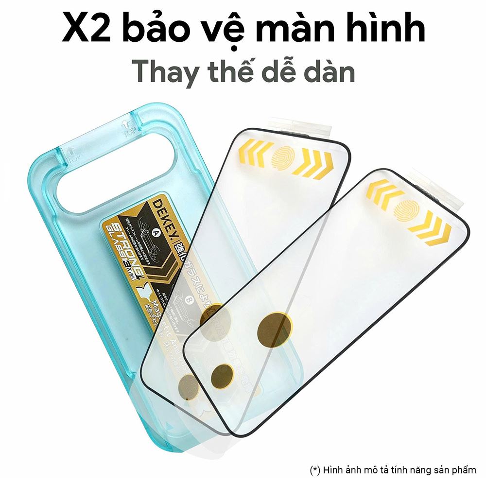 Miếng dán kính cường lực iPhone 13/13 Pro/14/16e/17e DEKEY 3D Quintessence Màu Trắng