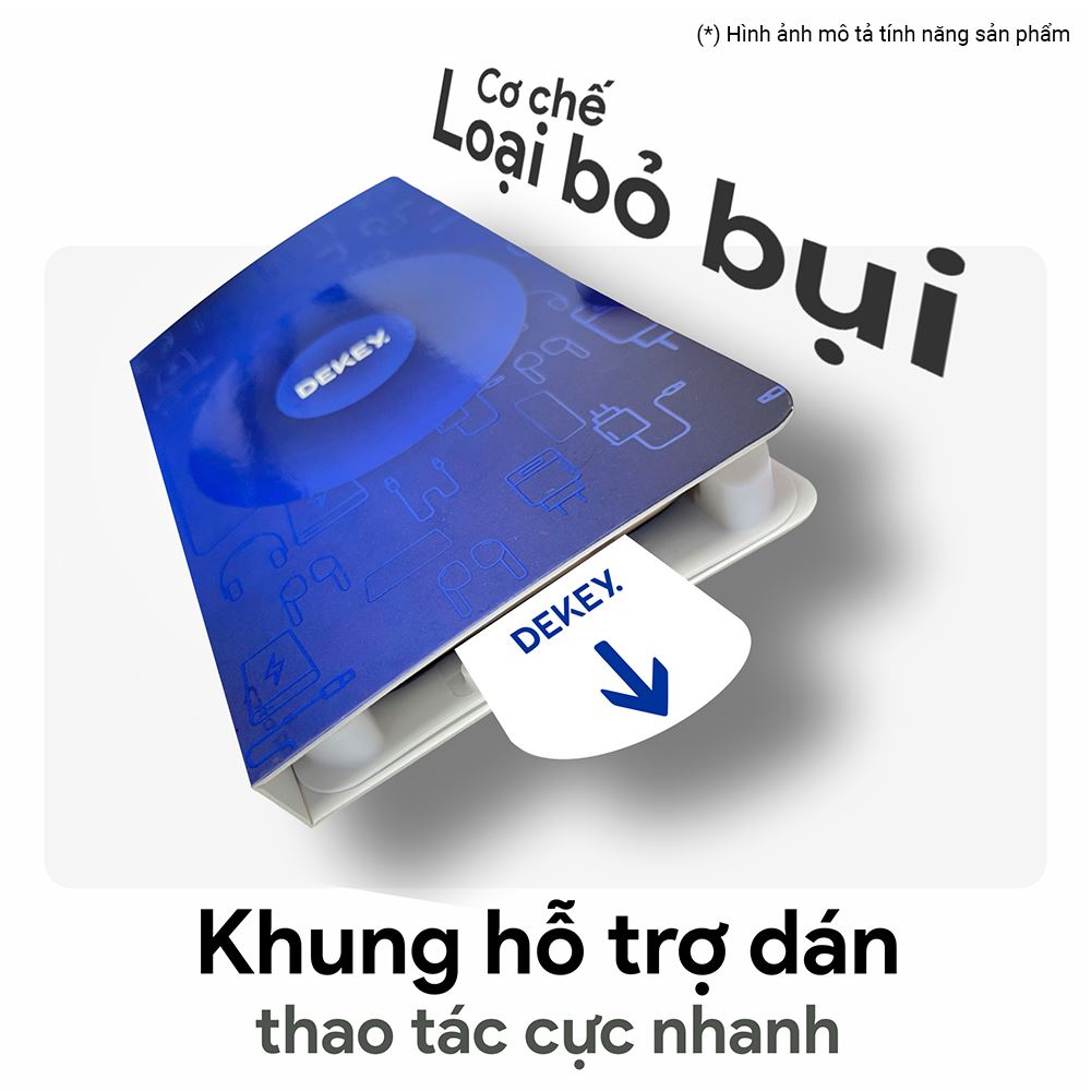 Miếng dán kính cường lực iPhone 15 Pro DEKEY 3D Quintessence Màu Trắng