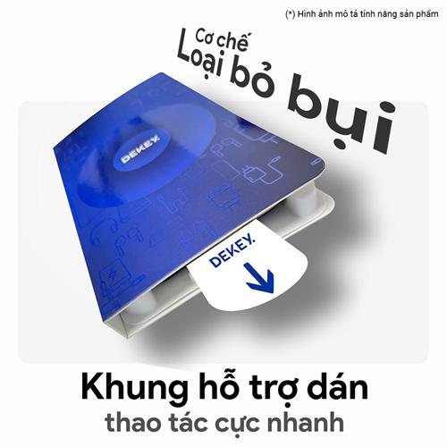 Miếng dán kính cường lực iPhone 17 Pro DEKEY 3D Quintessence Màu Trắng