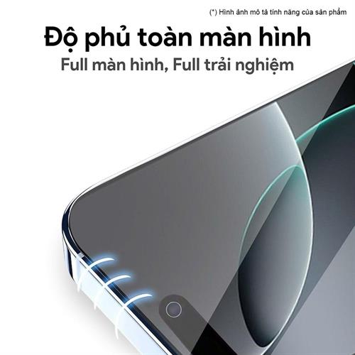 Miếng dán kính cường lực iPhone X/XS/11 Pro DEKEY 3D Luxury Màu Trắng