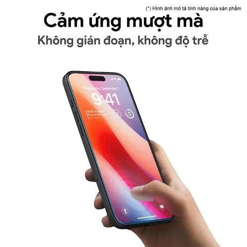 Miếng dán kính cường lực iPhone XR/11 DEKEY 3D Luxury Màu Trắng