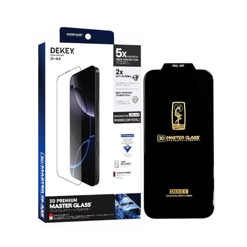 Miếng dán kính cường lực iPhone Air DEKEY 3D Premium Màu Trắng
