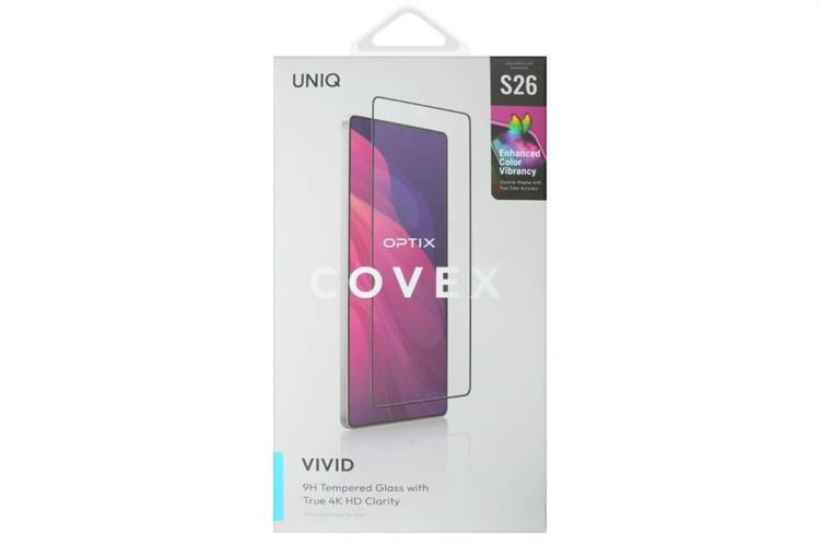 Miếng dán kính cường lực Samsung Galaxy S26 UNIQ Màu Trắng