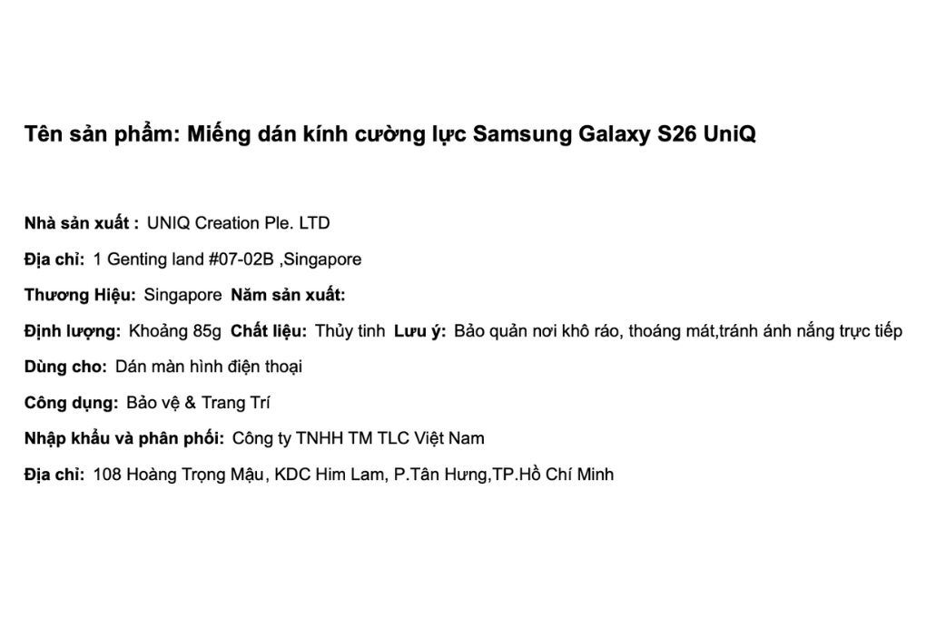 Miếng dán kính cường lực Samsung Galaxy S26 UNIQ - 4