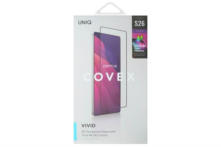 Miếng dán kính cường lực Samsung Galaxy S26 Plus UNIQ Màu Trắng