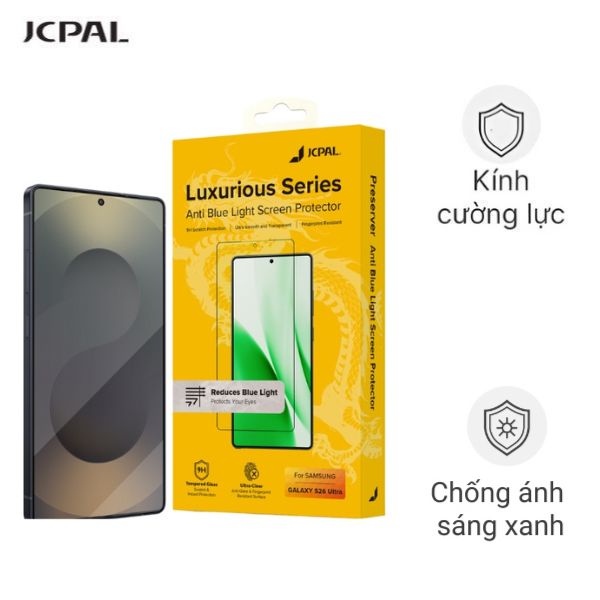 Miếng dán Samsung Galaxy S26 Ultra chống ánh sáng xanh JCPAL