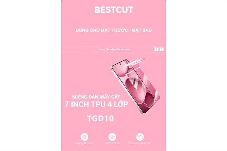 Miếng dán máy cắt TPU 4 lớp BESTCUT TGD10 Màu Trắng