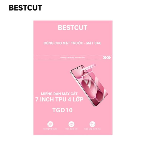 Miếng dán máy cắt TPU 4 lớp BESTCUT TGD10