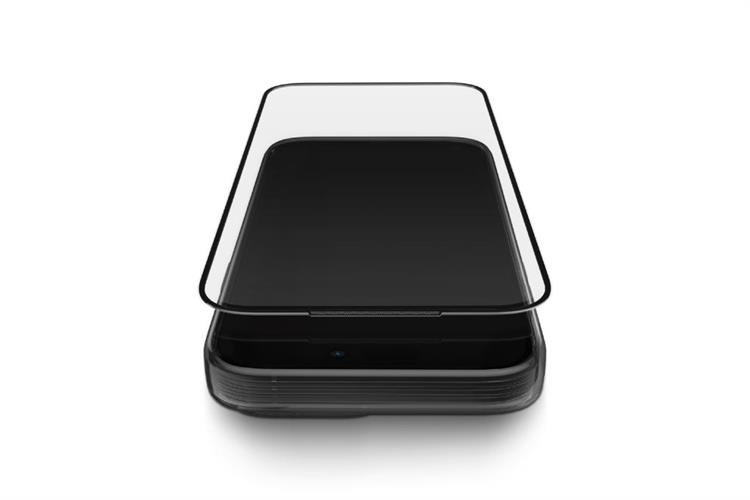 Miếng dán iPhone 17 Pro Max kính cường lực có viền UniQ Màu Trắng