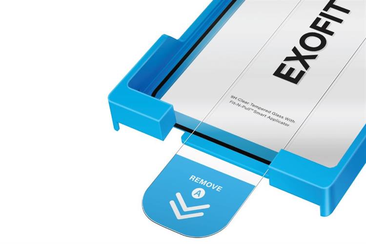 Miếng dán iPhone 17 Pro kính cường lực kèm khung hỗ trợ dán UniQ Màu Trắng