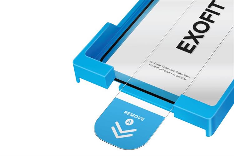 Miếng dán iPhone 17 Pro Max kính cường lực kèm khung hỗ trợ dán UniQ Màu Trắng