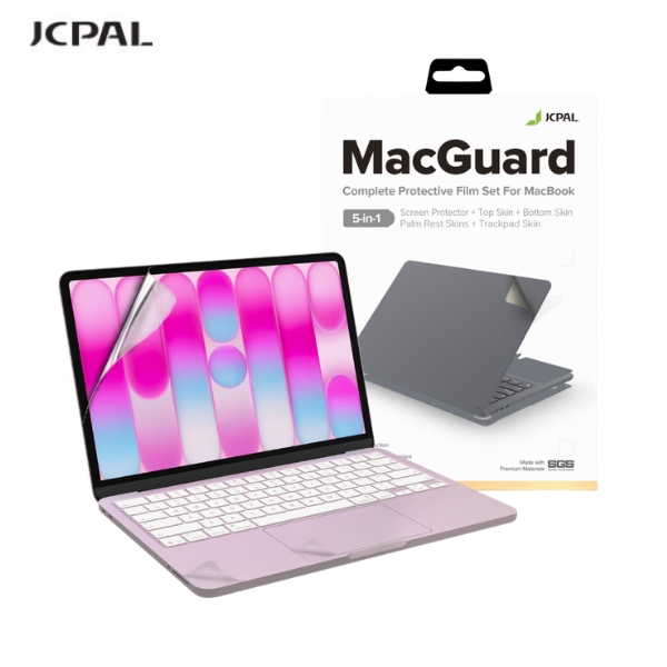 Bộ dán Macbook Neo 13 inch 5 IN 1 JCPAL