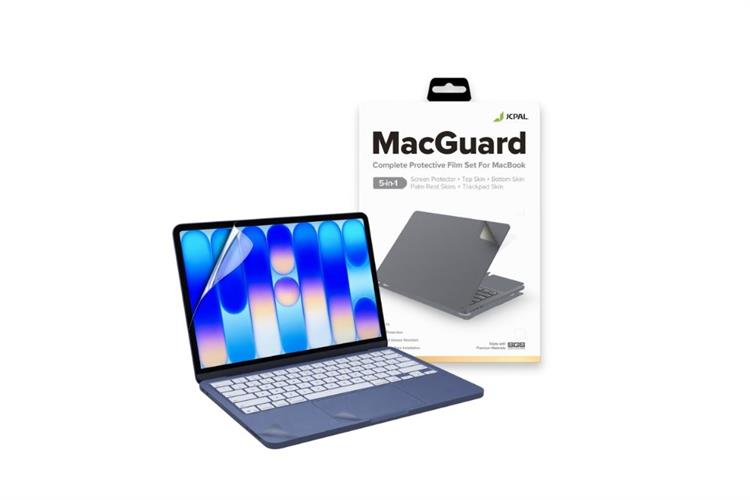 Bộ dán Macbook Neo 13 inch 5 IN 1 JCPAL Màu Xanh