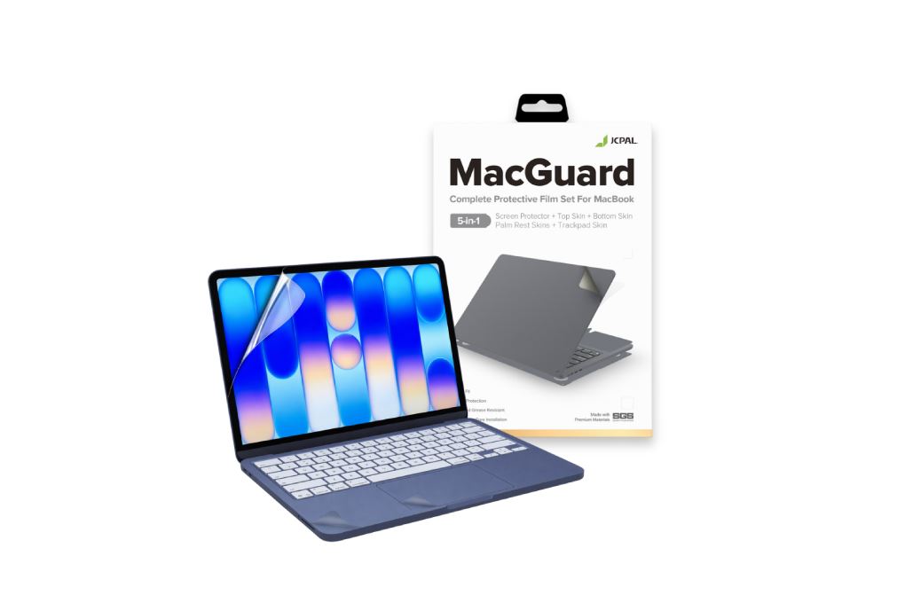 Bộ dán Macbook Neo 13 inch 5 IN 1 JCPAL Màu Xanh