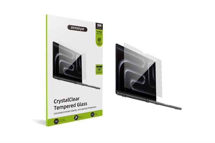 Miếng dán kính Macbook Pro 14 inch cường lực Innostyle Màu Trắng
