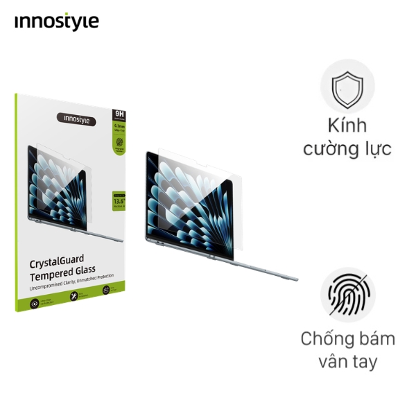 Miếng dán Macbook Air M2-M5 13.6 inch Innostyle