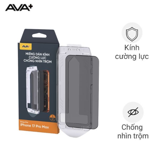Miếng dán iPhone 17 Pro Max JC AVA+
