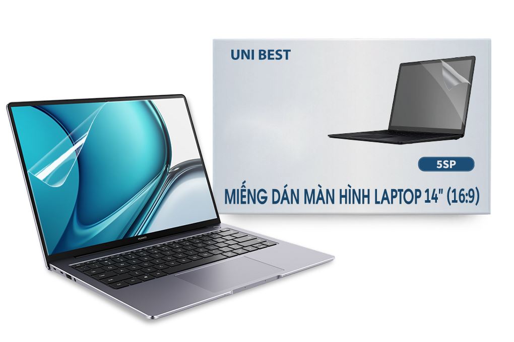 Miếng dán laptop 14 inch 16:9 UB AVA+ Màu Trắng