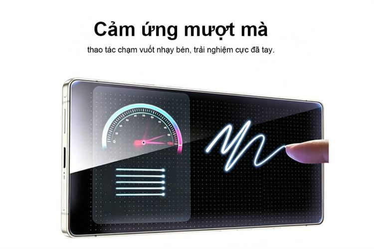 Miếng dán kính Samsung Galaxy S25 Ultra cường lực AVA+ Màu Trắng