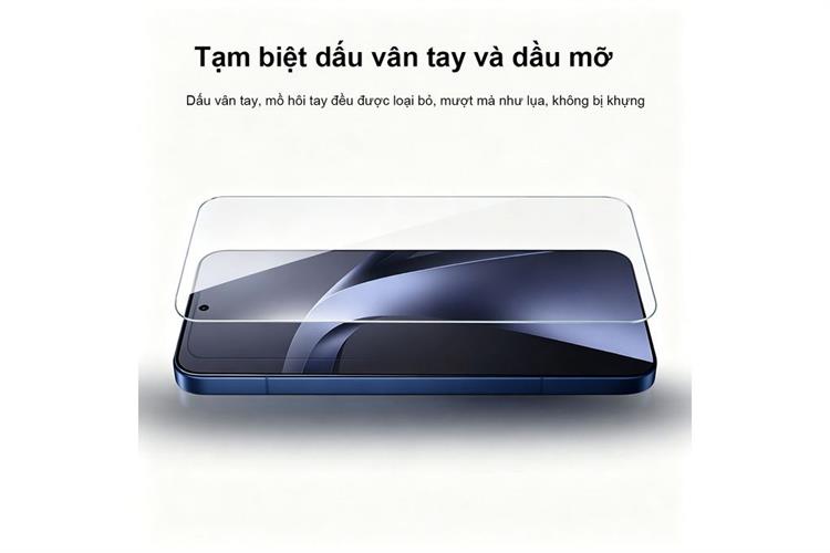 Miếng dán kính Xiaomi 17T cường lực AVA+ JC Màu Trắng