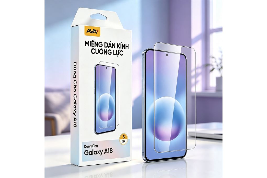 Miếng dán kính cường lực Samsung Galaxy A18 AVA+ JC - 2