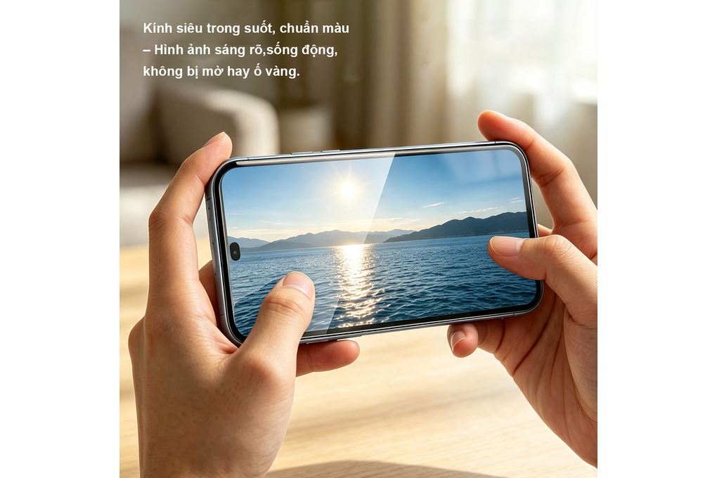 Miếng dán kính cường lực Samsung Galaxy A18 5G AVA+ JC Màu Trắng