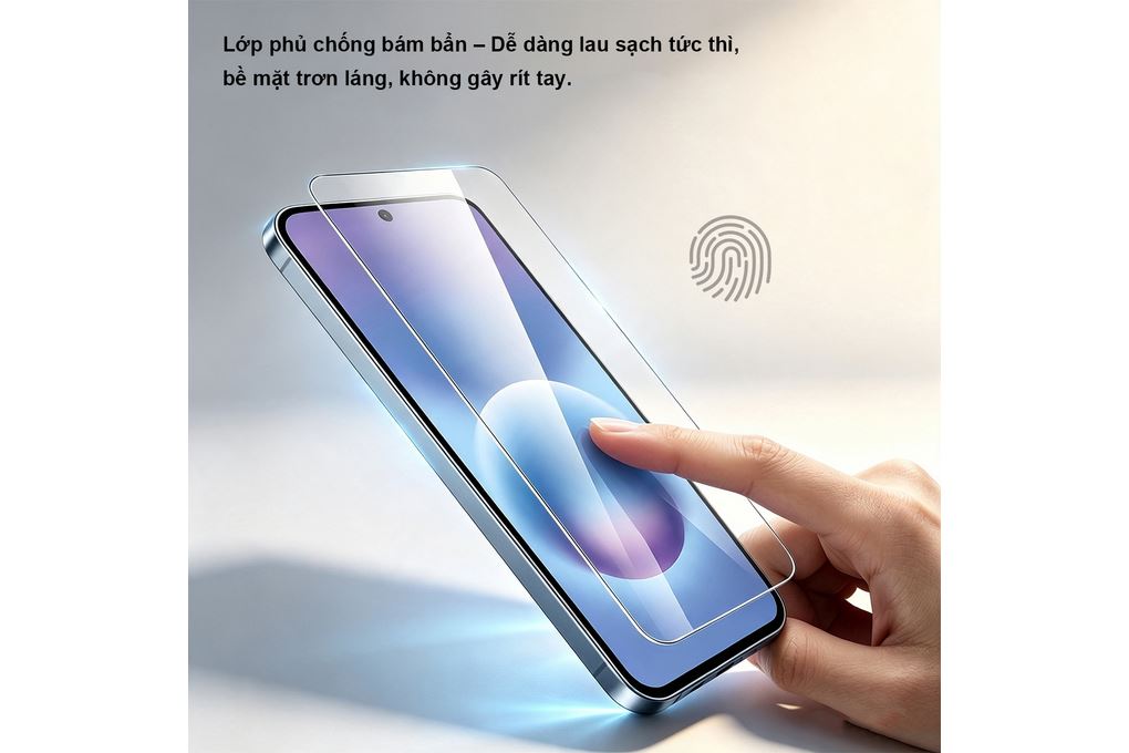 Miếng dán kính cường lực Samsung Galaxy A18 5G AVA+ JC Màu Trắng