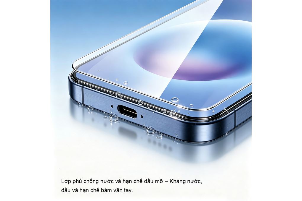 Miếng dán kính cường lực Samsung Galaxy A18 5G AVA+ JC Màu Trắng