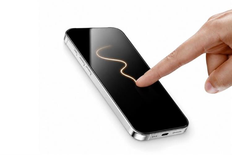 Miếng dán kính cường lực iPhone 17 Pro TORRAS TITAN HD Tràn Viền 2 Miếng Màu Trắng