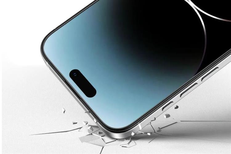 Miếng dán kính cường lực chống nhìn trộm iPhone 14 Pro Max TORRAS TITAN 2 Miếng Màu Trắng