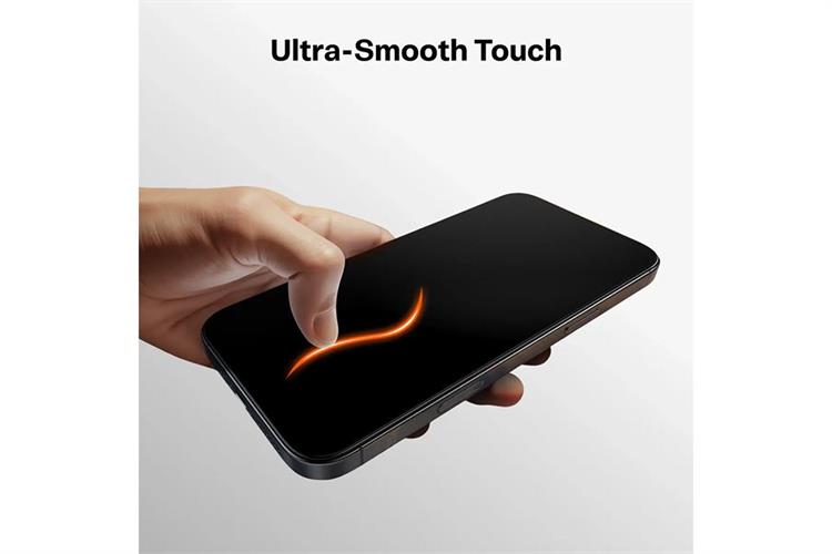 Miếng dán kính cường lực chống nhìn trộm iPhone 15 Pro Max TORRAS AR Màu Trắng