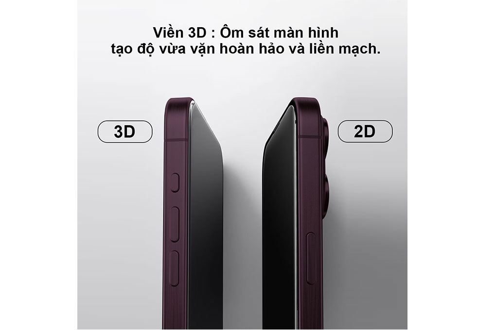 Miếng dán kính cường lực 3D 0.25mm iPhone 18 Pro Max AVA+ JC Màu Trắng
