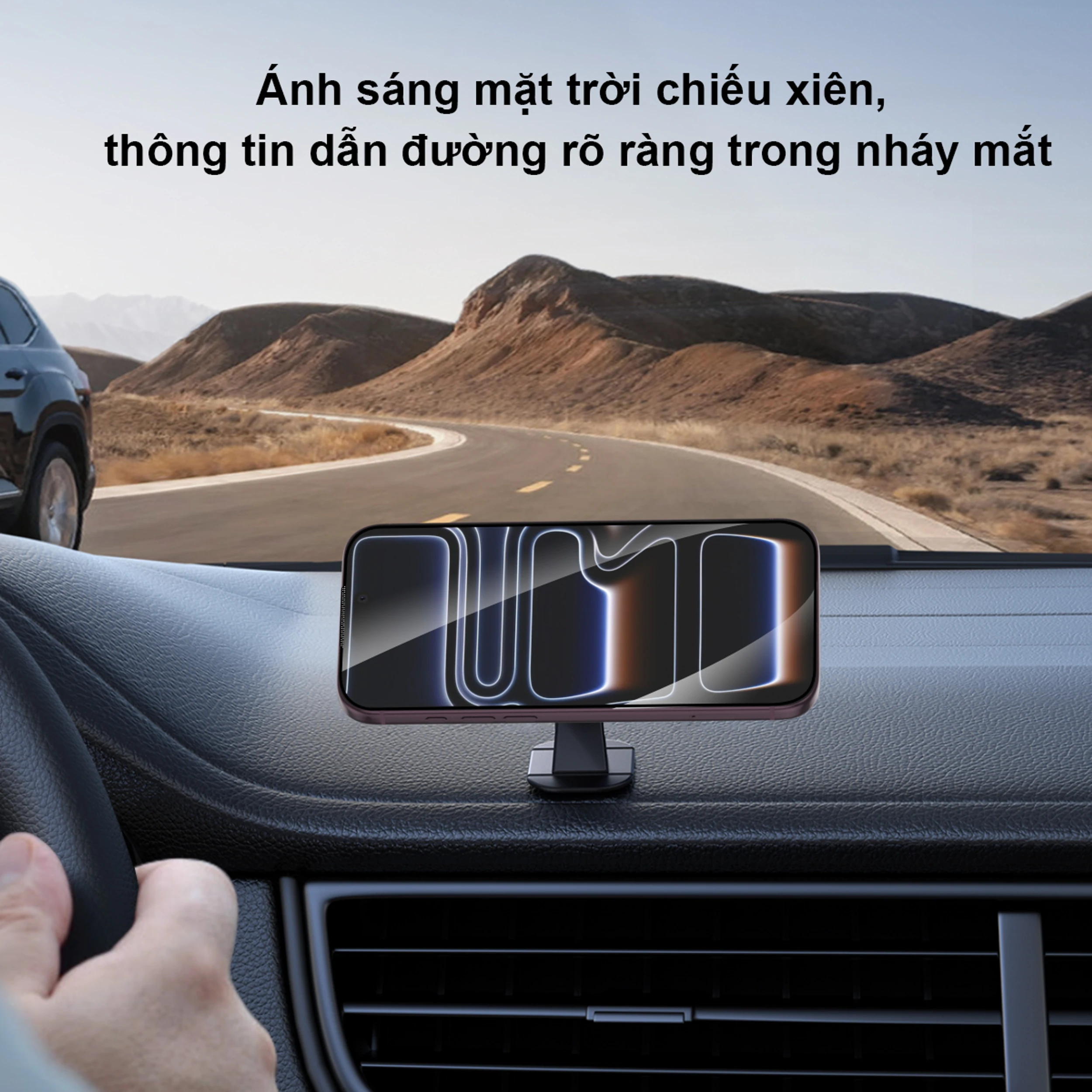 Miếng dán kính cường lực chống phản quang AR iPhone 18 Pro Max AVA+ JC Màu Trắng