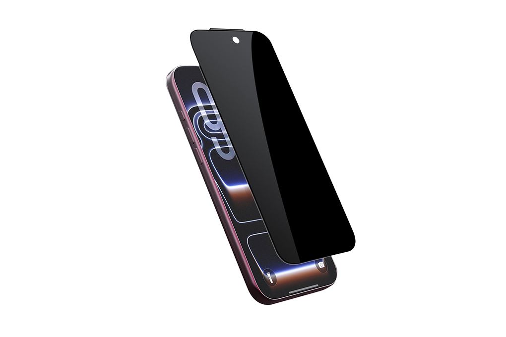Miếng dán kính cường lực chống nhìn trộm iPhone 18 Pro Max AVA+ JC Màu Trắng
