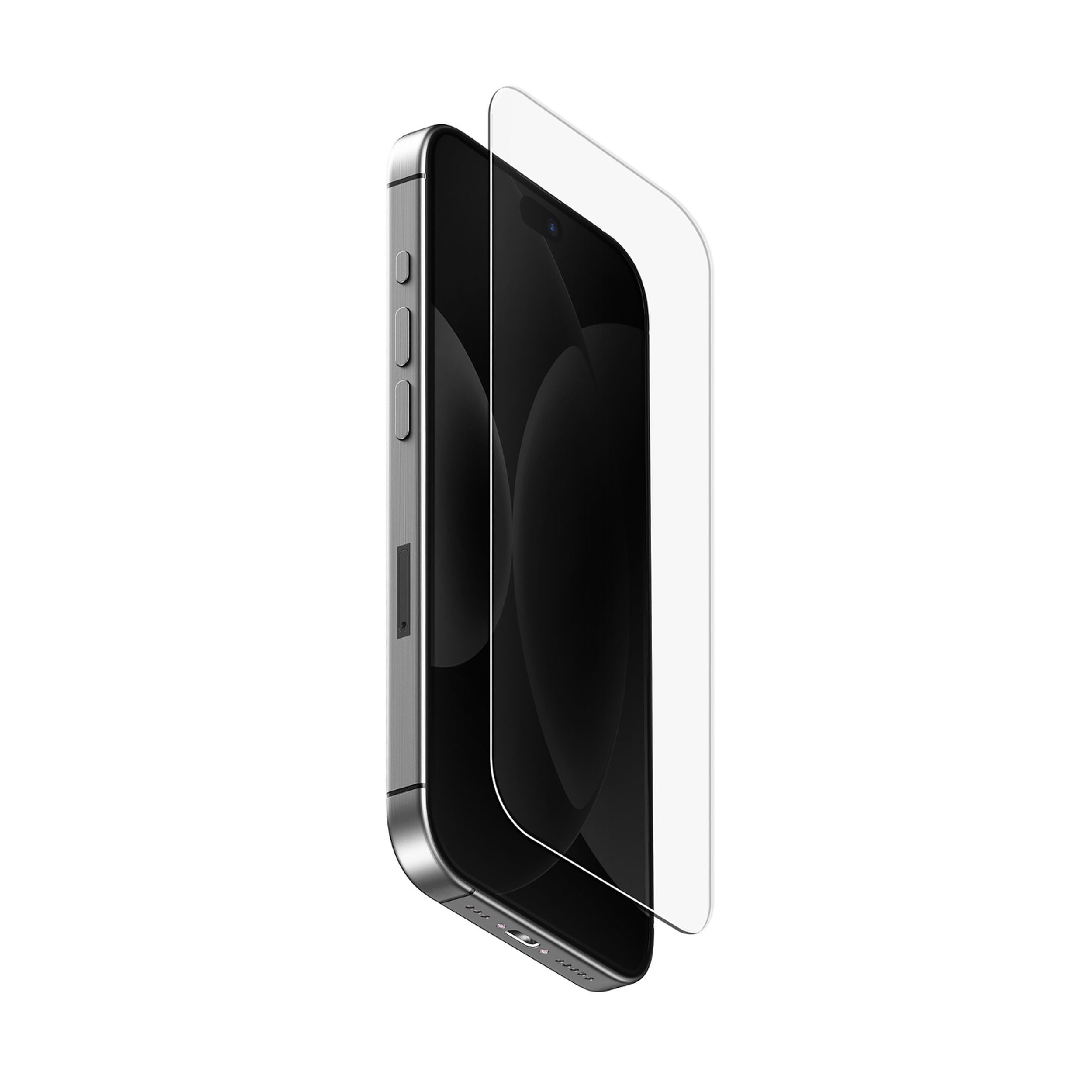 Miếng dán kính cường lực không viền iPhone 18 Pro Max UNIQ Màu Trắng