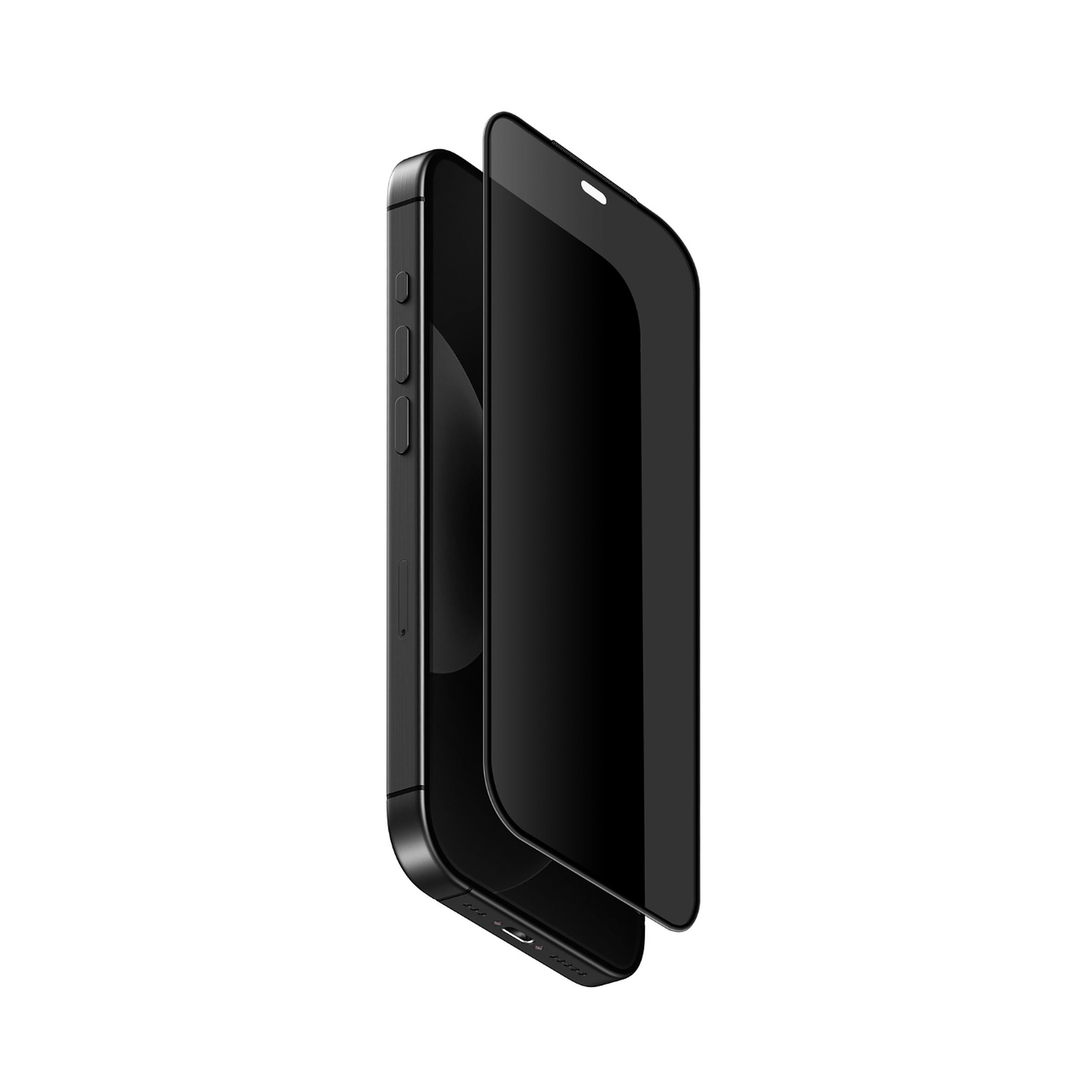 Miếng dán kính cường lực chống nhìn trộm iPhone 18 Pro UNIQ Màu Trắng