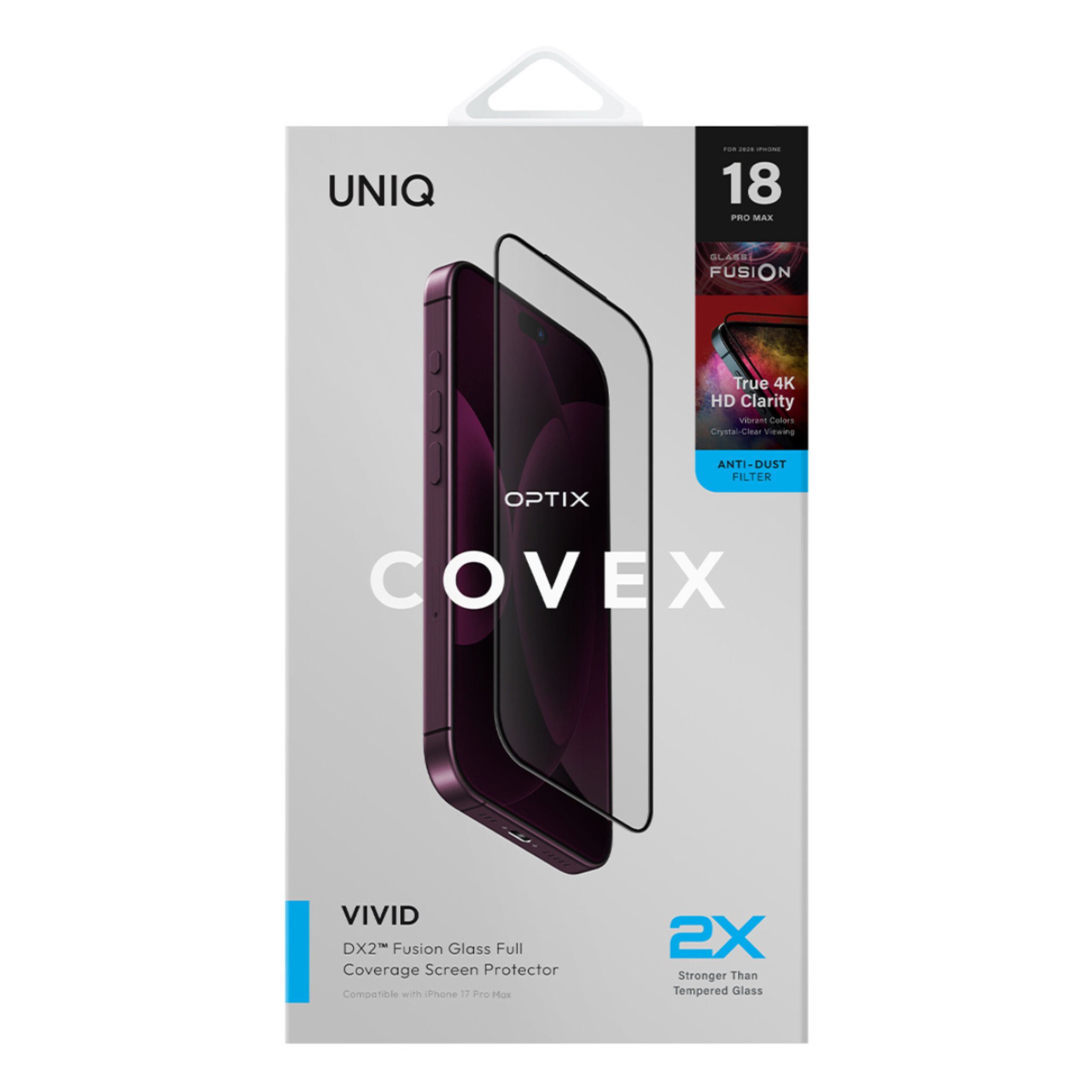 Miếng dán kính cường lực iPhone 18 Pro Max UNIQ