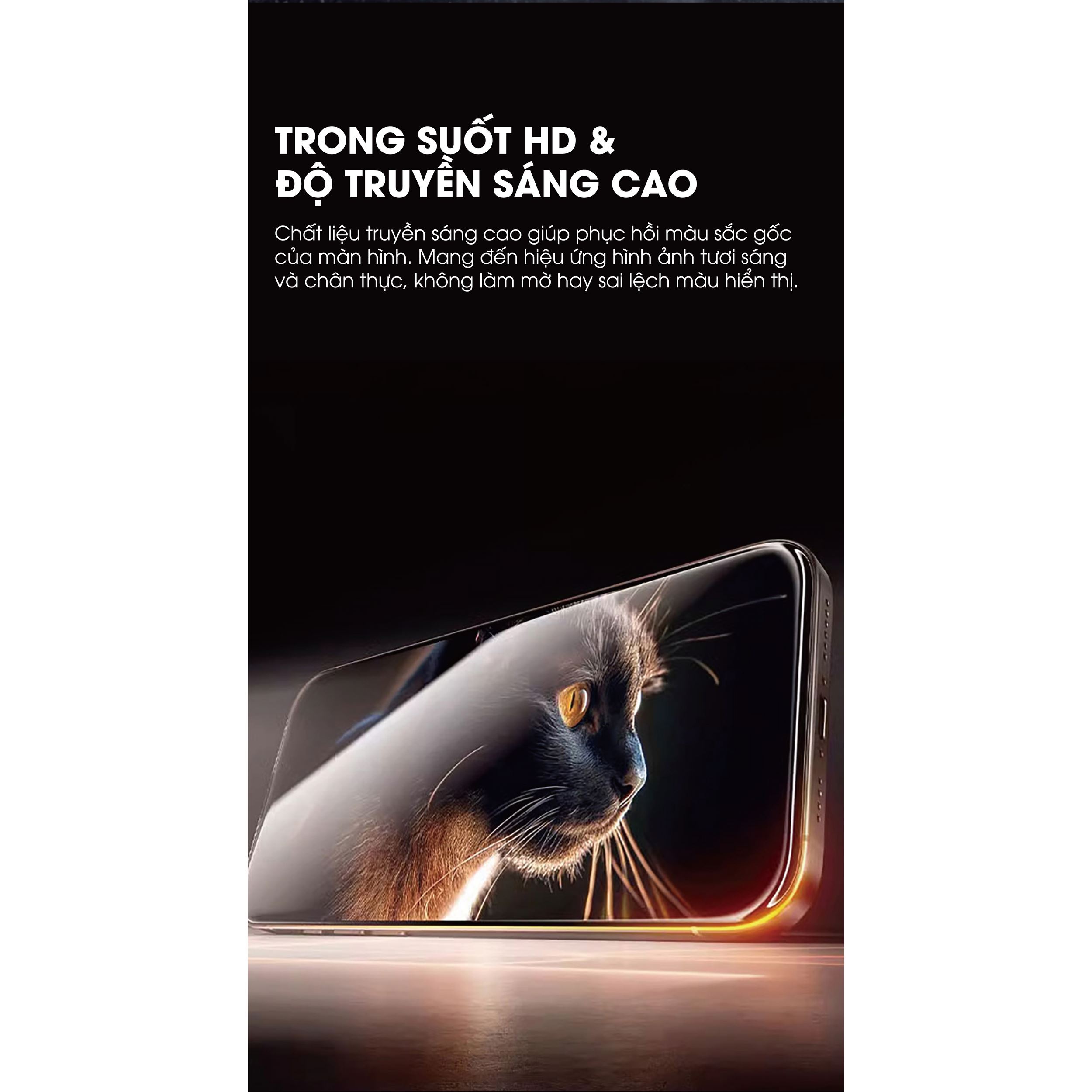 Miếng dán kính cường lực 3D iPhone 18 Pro Max Mipow IRONBULL BJ808-BK Màu Trắng