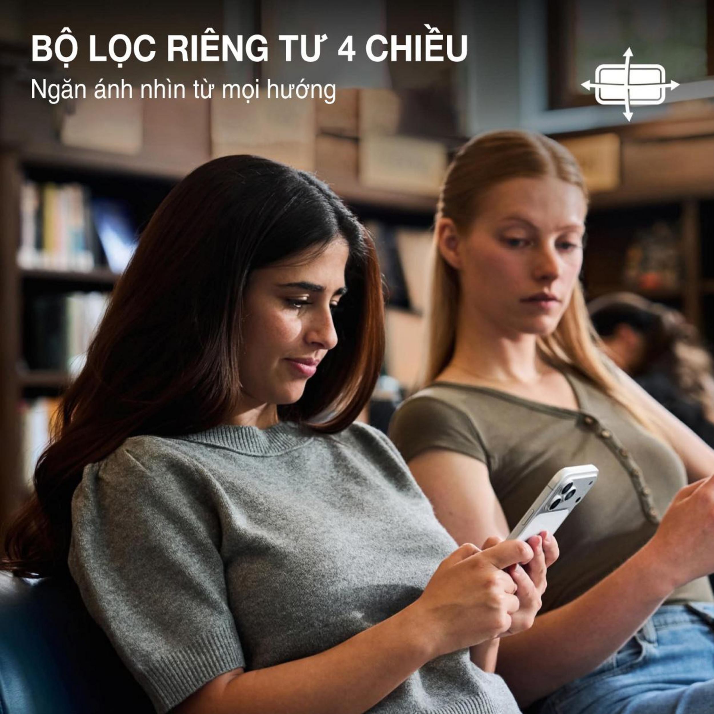 Miếng dán kính iPhone 18 Pro cường lực không viền chống nhìn trộm ZAGG InvisibleShield XTR - 14