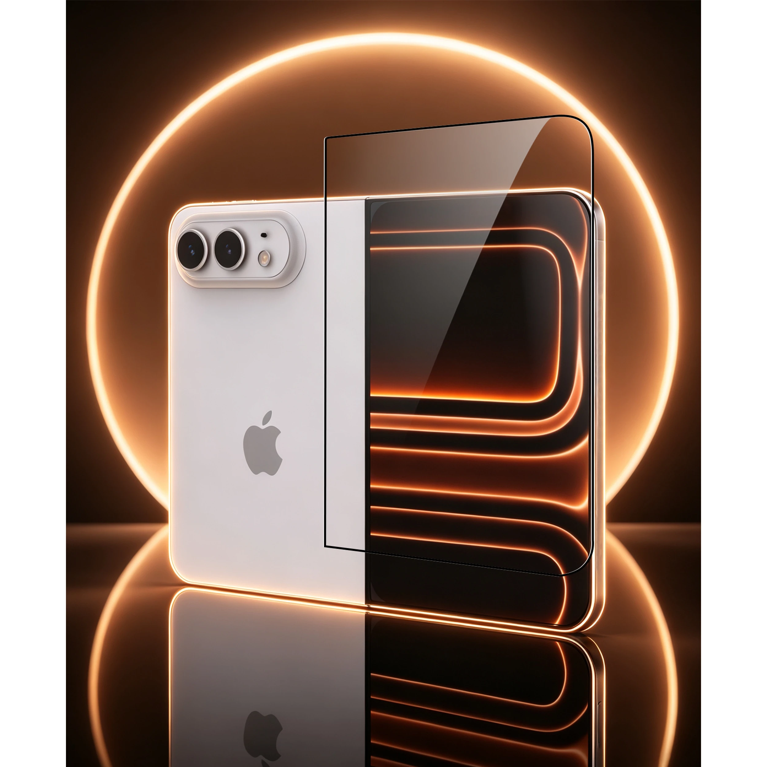 Miếng dán kính cường lực iPhone Duo JC AVA+ Màu Trắng