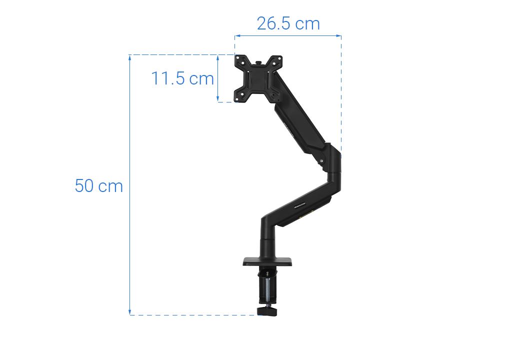 Giá treo màn hình HyperWork Core Arm HPW-SA01 Đen Màu Đen