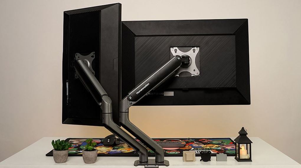 Human Motion T6 Pro Dual 2025 thiết kế tay đòn đôi cân xứng, vững vàng cho không gian làm việc hai màn hình Human Motion T6 Pro Dual 2025 thiết kế tay đòn đôi cân xứng, vững vàng cho không gian làm việc hai màn hình