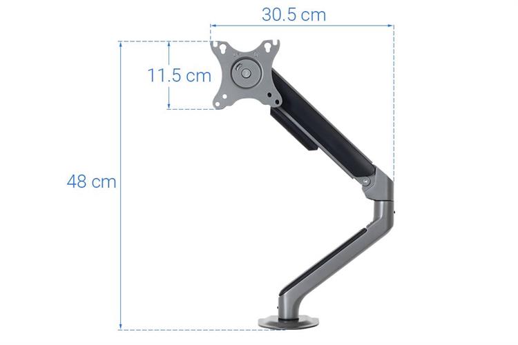 Giá treo màn hình Human Motion T6 Pro 2025 HPW-T6P.2025 Màu Đen - Xám