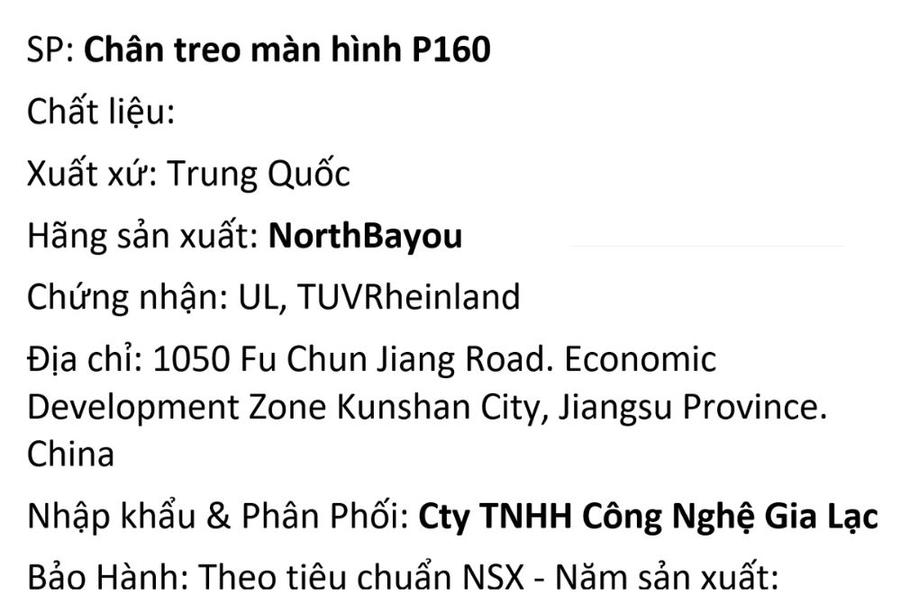 Giá treo 2 màn hình North Bayou NB-P160 Màu Xám đậm