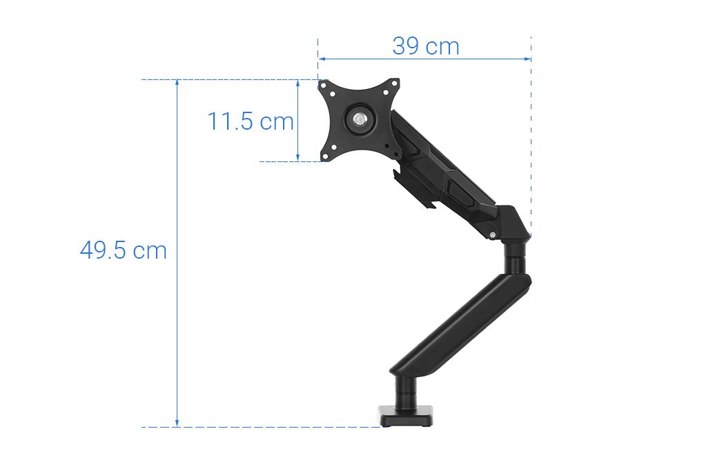 Giá treo màn hình WARRIOR WA MH0901 Màu Đen